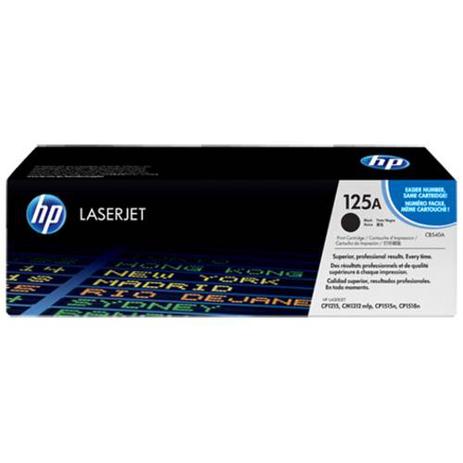 Toner Hp Cb540a 125a Preto Menor preço em Toner Hp Cb540a 125a Preto