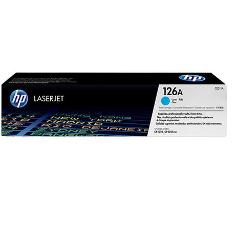 Toner hp ce311a 126a ciano Menor preço em Toner hp ce311a 126a ciano