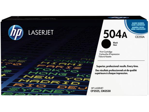 Toner HP LaserJet 504A - Preto
