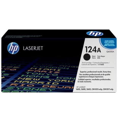 Toner hp q6000ab hp 124a preto 2600 2605 cm1015 Menor preço em Toner hp q6000ab hp 124a preto 2600 2605 cm1015