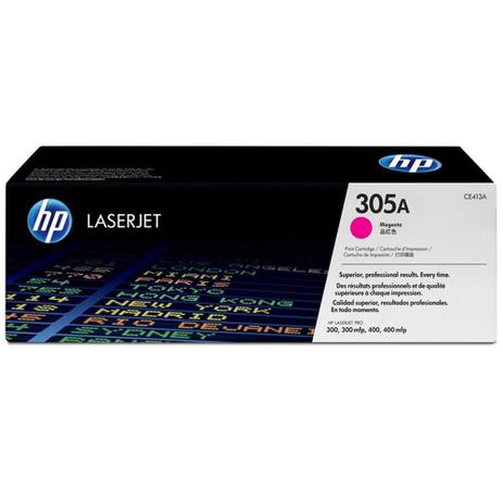 Toner Laserjet CE413AB HP 305A Magenta M451dw / M457dn / M475dw Menor preço em Toner Laserjet CE413AB HP 305A Magenta M451dw / M457dn / M475dw