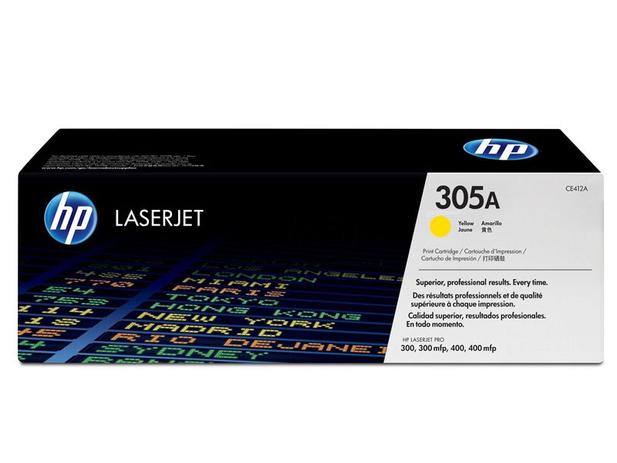 Toner Laserjet Color HP Suprimentos CE412AB HP 305A Amarelo M451DW / M457DN / M475DW Menor preço em Toner Laserjet Color HP Suprimentos CE412AB HP 305A Amarelo M451DW / M457DN / M475DW