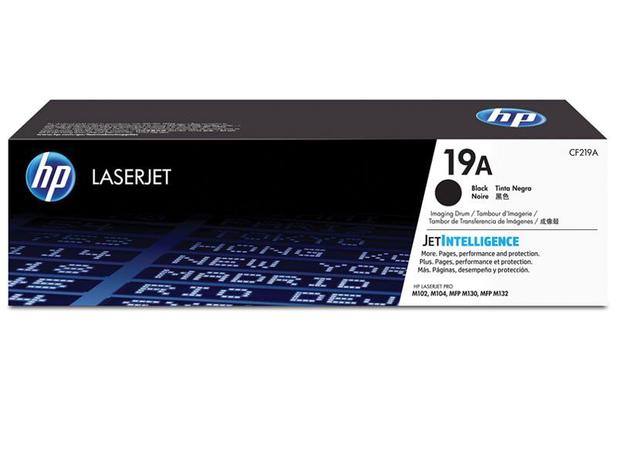 Toner Laserjet Mono HP Suprimentos CF219A HP 19A Cilindro de Imagem M104W / M132FW / M132NW Menor preço em Toner Laserjet Mono HP Suprimentos CF219A HP 19A Cilindro de Imagem M104W / M132FW / M132NW
