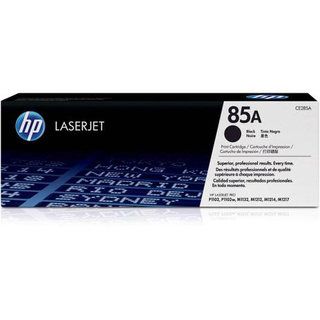 Toner Laserjet Preto Ce285 Ab Hp 85a P1102w/m1212nf/m1132 Menor preço em Toner Laserjet Preto Ce285 Ab Hp 85a P1102w/m1212nf/m1132