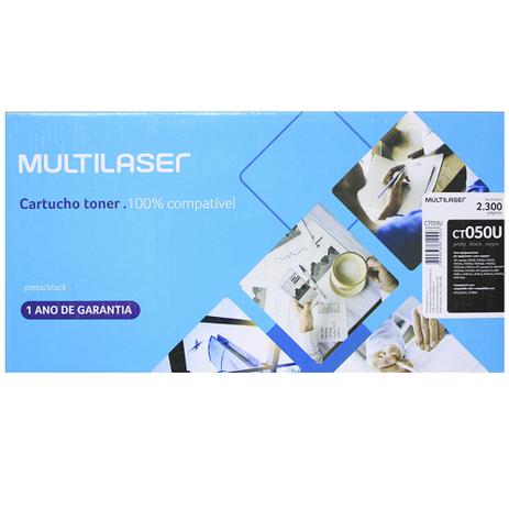 Toner Multilaser Compatível com Impressoras HP CT050U - Preto Menor preço em Toner Multilaser Compatível com Impressoras HP CT050U - Preto