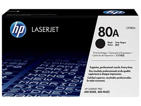 Toner Orig. Hp 80A CF280A Pt Menor preço em Toner Orig. Hp 80A CF280A Pt