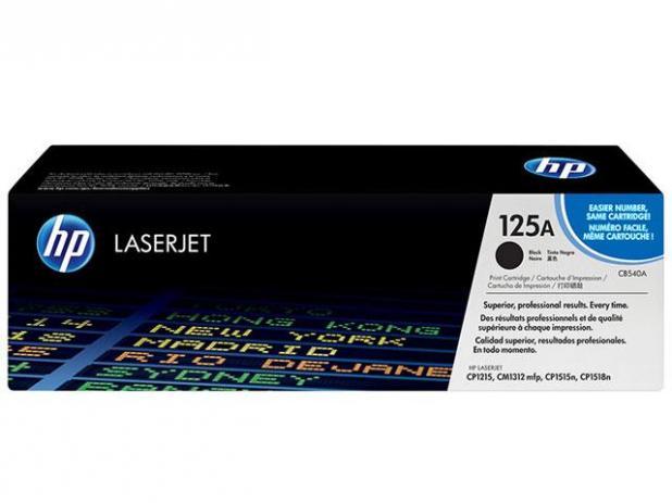 Toner Original Hp Cb540a 125a Black Hp Color Laserjet Cp1215 Cp1515n Cp1518n Cm1312 2.2k Menor preço em Toner Original Hp Cb540a 125a Black Hp Color Laserjet Cp1215 Cp1515n Cp1518n Cm1312 2.2k