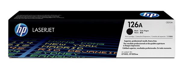Toner Original Hp Ce310a Ce-310a 126a Black Hp LaserJet Color M175 M175nw Cp1020 Cp1025 1k Menor preço em Toner Original Hp Ce310a Ce-310a 126a Black Hp LaserJet Color M175 M175nw Cp1020 Cp1025 1k