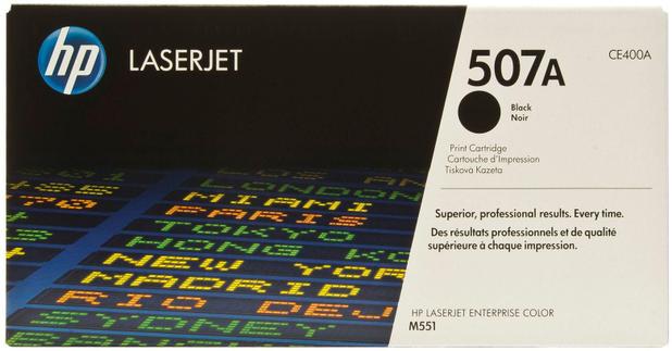 Toner Original Hp Ce400a 507a Black Hp LaserJet Enterprise Pro 500 Color M575f M575c M570 M551 5.5k Menor preço em Toner Original Hp Ce400a 507a Black Hp LaserJet Enterprise Pro 500 Color M575f M575c M570 M551 5.5k
