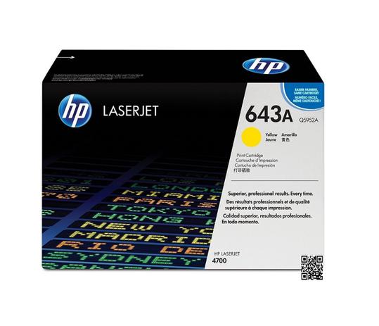 Toner Original Hp Q5952a 643a Yellow 4700dn 4700 10k Menor preço em Toner Original Hp Q5952a 643a Yellow 4700dn 4700 10k