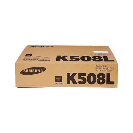 Toner Original Samsung Clt-k508l K508 Black Clp620 Cl670 Clp615 Clx6220 Clx6270 5.5k Menor preço em Toner Original Samsung Clt-k508l K508 Black Clp620 Cl670 Clp615 Clx6220 Clx6270 5.5k