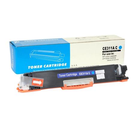 Toner para HP CE311A 126A CF351A 130A Universal Ciano CP1020 CP1025 M175 M176 M177 Premium 1k Menor preço em Toner para HP CE311A 126A CF351A 130A Universal Ciano CP1020 CP1025 M175 M176 M177 Premium 1k