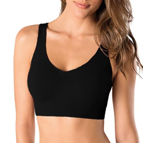 Top Loba Control Slim Sem Costura Preto - Lupo Menor preço em Top Loba Control Slim Sem Costura Preto - Lupo
