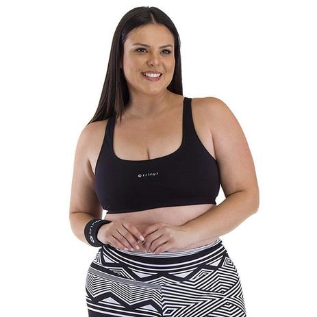 Top plus size preto trinys é boa?