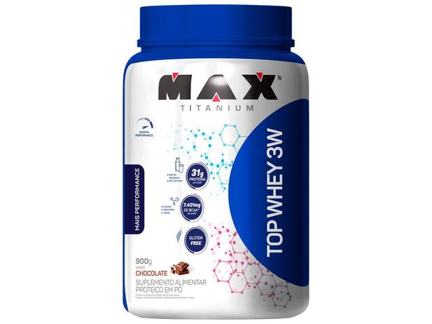 Top Whey 3w Mais Performance 900g - Chocolate - Max Titanium é boa?