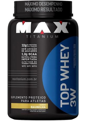 Top Whey 900g - Max titanium é boa?