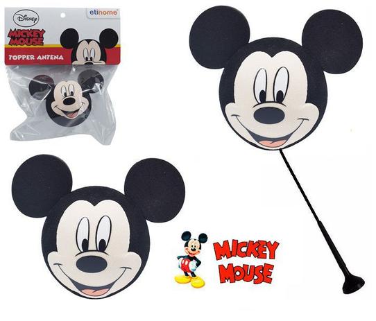 Topper enfeite de antena para carros motos cabeça da mickey disney - Etihome Menor preço em Topper enfeite de antena para carros motos cabeça da mickey disney - Etihome
