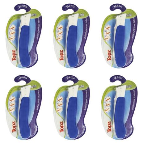 Topz Compacta Escova Dental Média (Kit C/06) é boa?