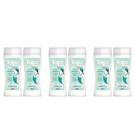 Topz Natural Fresh Sabonete Íntimo 2x200ml (Kit C/03) Menor preço em Topz Natural Fresh Sabonete Íntimo 2x200ml (Kit C/03)