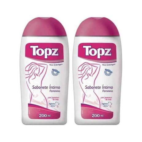 Topz Original Sabonete Íntimo 2x200ml Menor preço em Topz Original Sabonete Íntimo 2x200ml