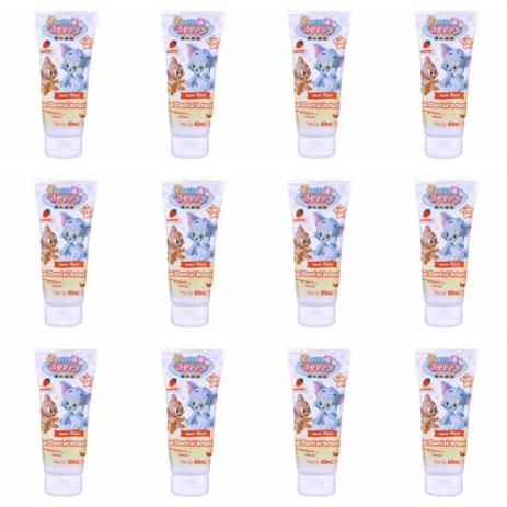 Topz Tom Jerry Creme Dental S/ Flúor 70g (Kit C/12) Menor preço em Topz Tom Jerry Creme Dental S/ Flúor 70g (Kit C/12)