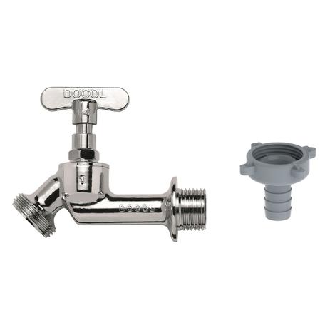 Torneira Angular De Parede Para Jardim Docol 1122 Trio 20000206 1/2 Menor preço em Torneira Angular De Parede Para Jardim Docol 1122 Trio 20000206 1/2