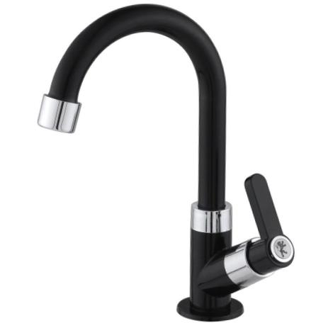 Torneira Banheiro Lavabo Leão ABS Preto/Cromado 1/4 de Volta - Leão Metais Menor preço em Torneira Banheiro Lavabo Leão ABS Preto/Cromado 1/4 de Volta - Leão Metais