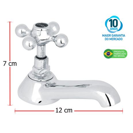 Torneira  Banheiro / Lavatorio  de Mesa Comando Simples  - 10 Anos Garantia 7890077 - Kelly metais é boa?