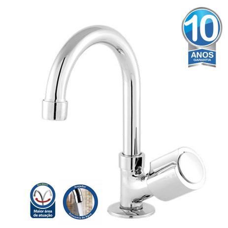 Torneira Banheiro Mesa Bica Móvel e Arejador Embutido 7903626 - Kelly metais Menor preço em Torneira Banheiro Mesa Bica Móvel e Arejador Embutido 7903626 - Kelly metais