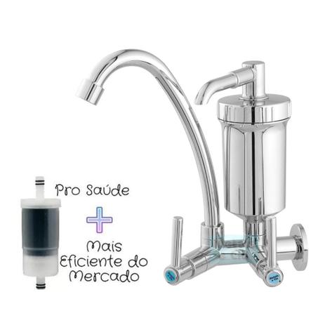 Torneira Com Filtro Gourmet Pia Cozinha Parede plastico abs de alta qualidade cromado monocomcando - Metais e CIA é boa?