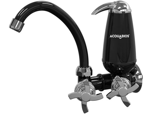 Torneira com Filtro para Cozinha Acquabios – de Parede Color Acqua E05 Preta