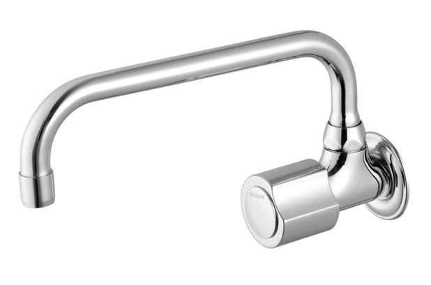 Torneira Cozinha Bica Móvel Parede 1166 C 40 1/4v U - Meber Metais Menor preço em Torneira Cozinha Bica Móvel Parede 1166 C 40 1/4v U - Meber Metais