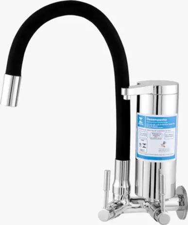 Torneira de Cozinha Color Flex Preto com Filtro Luxo Parede - C71 - LGM Distribuidora Menor preço em Torneira de Cozinha Color Flex Preto com Filtro Luxo Parede - C71 - LGM Distribuidora