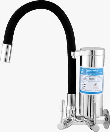 Torneira de Cozinha Color Flex Preto com Filtro Luxo Parede C71 - Mundial Metais - Mundial Metais & Distribuidora Menor preço em Torneira de Cozinha Color Flex Preto com Filtro Luxo Parede C71 - Mundial Metais - Mundial Metais & Distribuidora