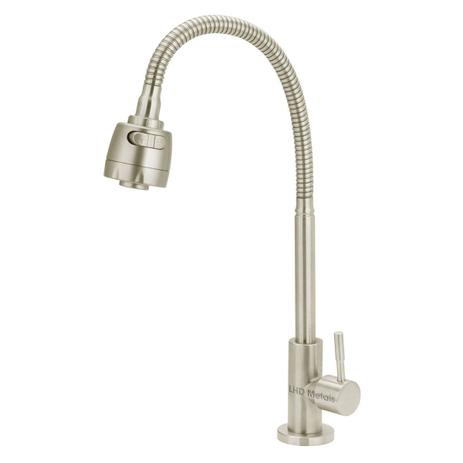 Torneira De Cozinha De Mesa Gourmet Inox Escovado Luxo 1/4v. - Lhd Metais é boa?