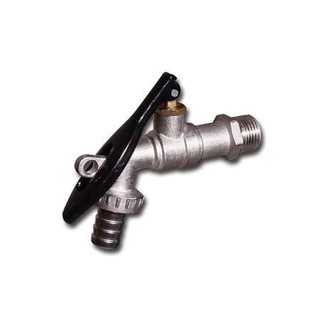 Torneira De Jardim Esfera Entrada De 1/2 Com Bico Para Mangueira Metal Com Porta Cadeado - Mega Menor preço em Torneira De Jardim Esfera Entrada De 1/2 Com Bico Para Mangueira Metal Com Porta Cadeado - Mega