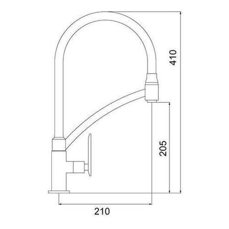 Torneira de Mesa para Cozinha com Bica Móvel Lorenchef 1167 C81 Preta e Cromada Lorenzetti Menor preço em Torneira de Mesa para Cozinha com Bica Móvel Lorenchef 1167 C81 Preta e Cromada Lorenzetti