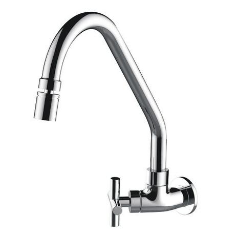 Torneira De Parede P/ Cozinha Bica Móvel C/ Arejador 1/2 - Jiwi Menor preço em Torneira De Parede P/ Cozinha Bica Móvel C/ Arejador 1/2 - Jiwi