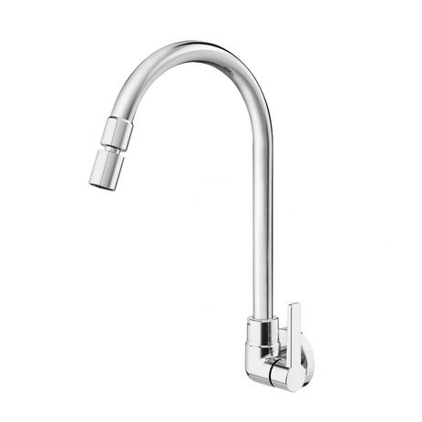 Torneira de Parede para Cozinha 1/2 Bica Alta Gali Docol Cromado Menor preço em Torneira de Parede para Cozinha 1/2 Bica Alta Gali Docol Cromado
