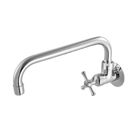 Torneira de Parede para Cozinha Bica Móvel 1166 Tetra C24 Meber Metais Cromado Menor preço em Torneira de Parede para Cozinha Bica Móvel 1166 Tetra C24 Meber Metais Cromado