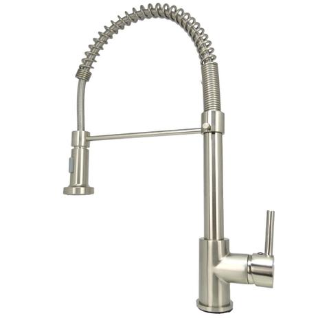 Torneira Gourmet Extensivel Escovada Mola Cozinha Misturador Monocomando - Italian Menor preço em Torneira Gourmet Extensivel Escovada Mola Cozinha Misturador Monocomando - Italian
