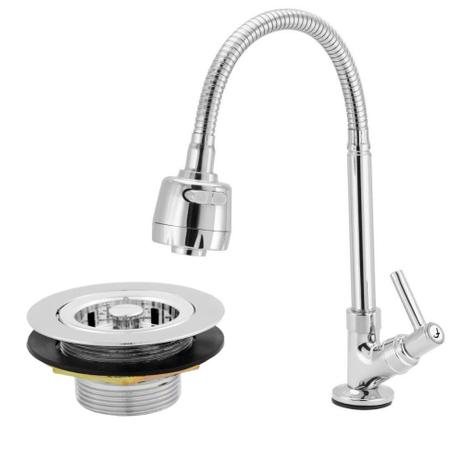 Torneira Gourmet Flexivel Cozinha Mesa Valvula Americana Pia Abs Monte Negro Torneira Gourmet Magazine Luiza