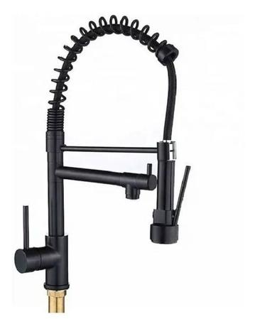 Torneira gourmet para cozinha monocomando preto fosco black - MQC Menor preço em Torneira gourmet para cozinha monocomando preto fosco black - MQC