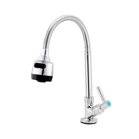 Torneira Gourmet Para Pia Cozinha Mesa Flexível Metal Inox monocomando bancada bico preto - Metais e CIA Menor preço em Torneira Gourmet Para Pia Cozinha Mesa Flexível Metal Inox monocomando bancada bico preto - Metais e CIA