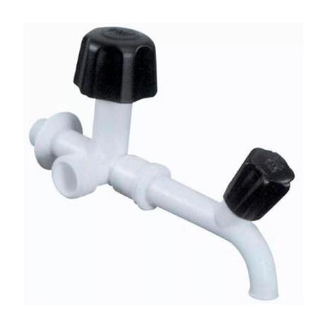 Torneira Lavanderia Herc de Parede 3/4” Branco Plástico Menor preço em Torneira Lavanderia Herc de Parede 3/4” Branco Plástico