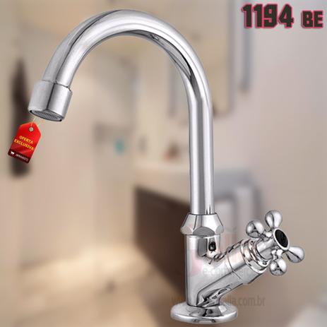 Torneira Lavatório / Banheiro BE 1194 Abs Light Cromada Bica Móvel Forusi Água Fria Menor preço em Torneira Lavatório / Banheiro BE 1194 Abs Light Cromada Bica Móvel Forusi Água Fria