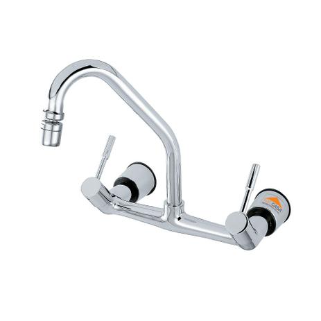 Torneira misturador coz bica móvel metal parede bari 1258 - Sigma metais é boa?