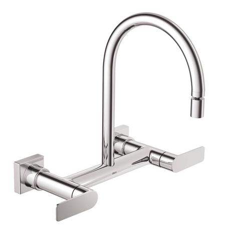 Torneira Misturador de Parede para Cozinha Deca Just 1258.C27 Cromado Menor preço em Torneira Misturador de Parede para Cozinha Deca Just 1258.C27 Cromado