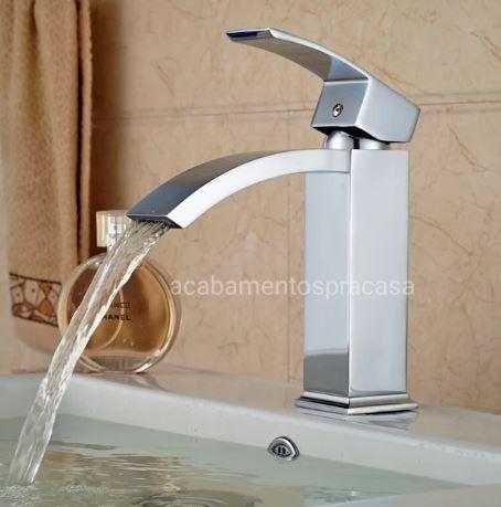 Torneira Misturador Monocomando Calha Slim Luxo Baixa - Sollux Menor preço em Torneira Misturador Monocomando Calha Slim Luxo Baixa - Sollux