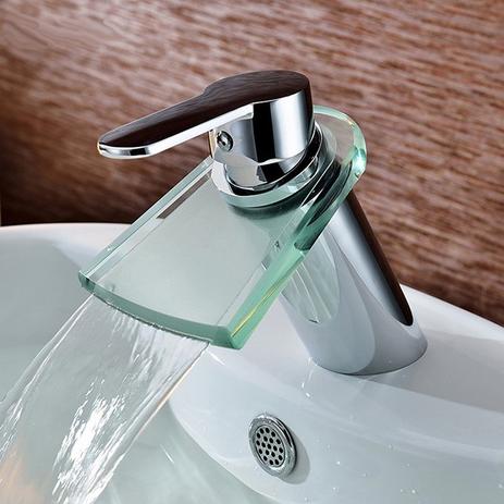 Torneira Misturador Monocomando Cascata Vidro Banheiro Lavabo Siena - Premierdecor é boa?